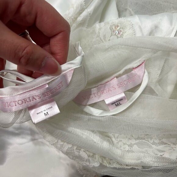 VS Cream Maxi Night Gown/Robe‎ - Picture 16 of 16